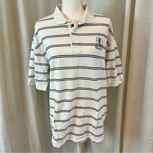 TOMMY HILFIGER Golf Polo Collared Button Front Inverness Cup Logo Size L